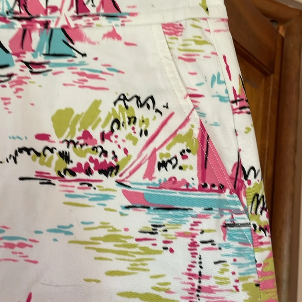 Talbots Nautical Print Women's Skirt - Picture 2 of 9